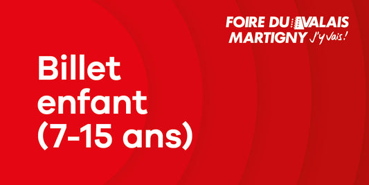 Entrée enfant (7-15 ans)