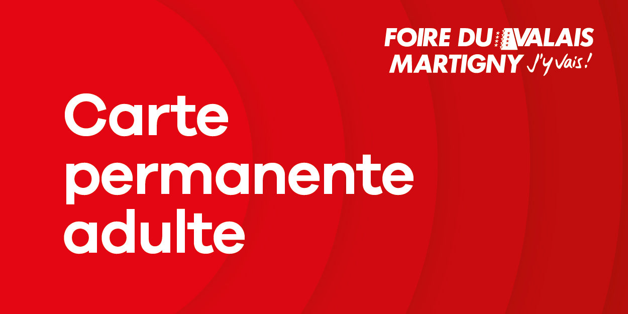 Carte permanente adulte