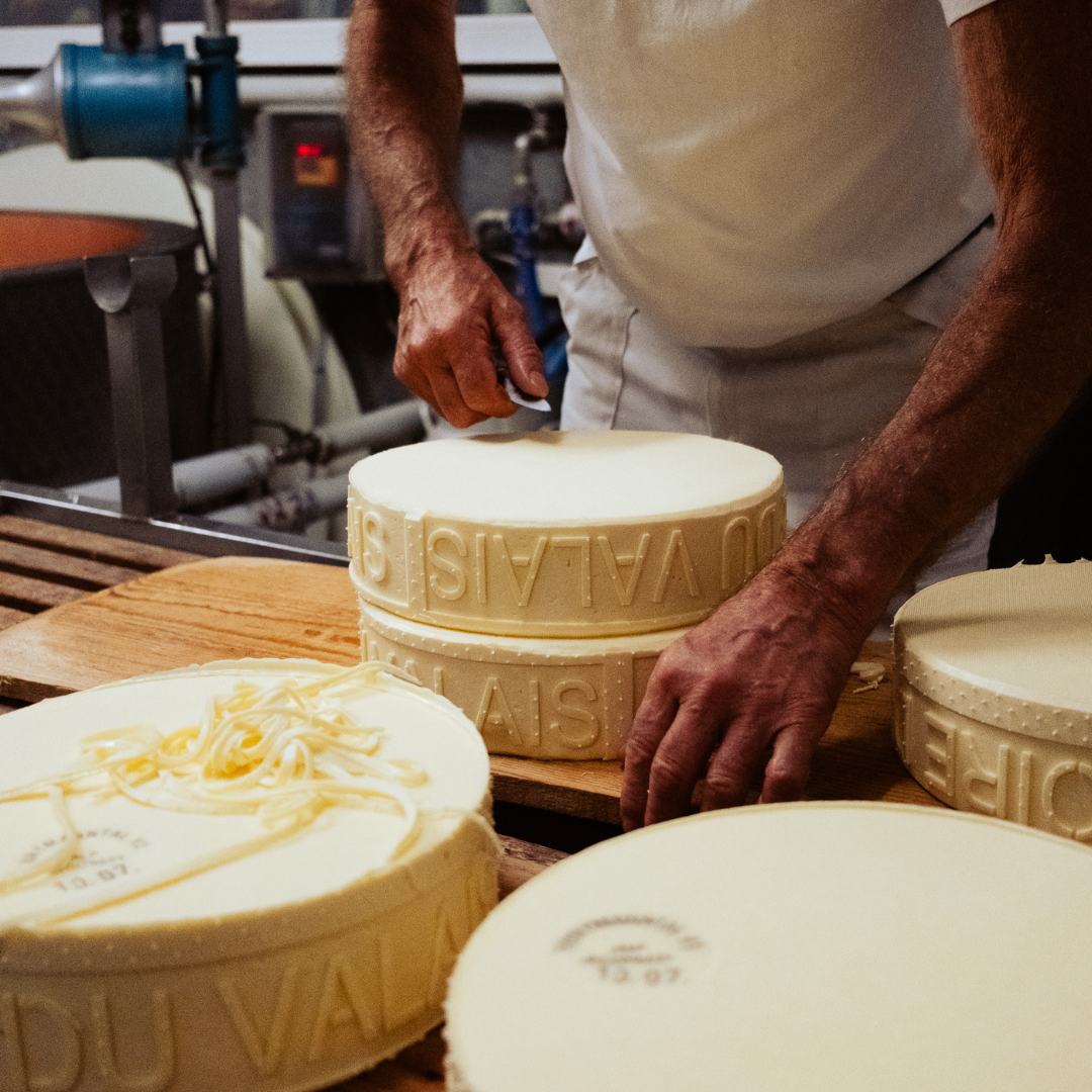 Demi-meule - Fromage à raclette d’alpage de la Foire du Valais